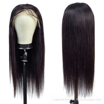 Full Lace 100% Human Hair  150% Density  With Baby Hair Remy Pre Plucked Natural color Lace Wig
